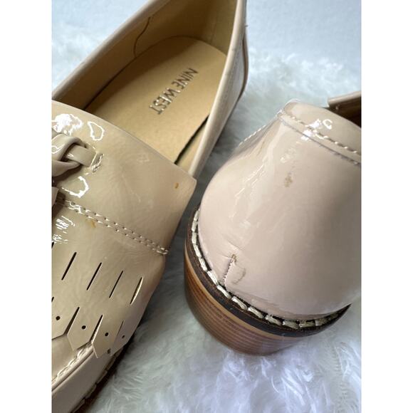 NWT Nine West Quimby oxfords loafers champagne tassel shoes 5.5 - Picture 12 of 12